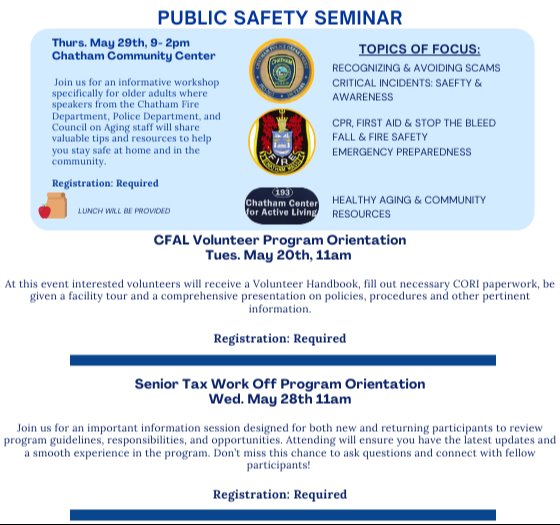 Seminars and Orientation Classes