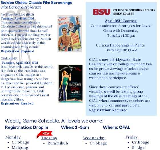 Golden Oldies, Game Schedule, Online Learning