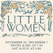 Little Women with flowers above