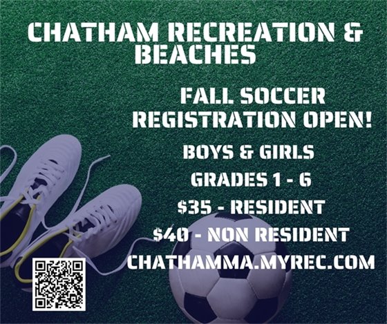 Fall Soccer registration is open