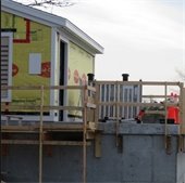 Mill Pond Pump Station under construction