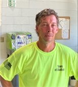 Man in Hi Vis Town of Chatham shirt 