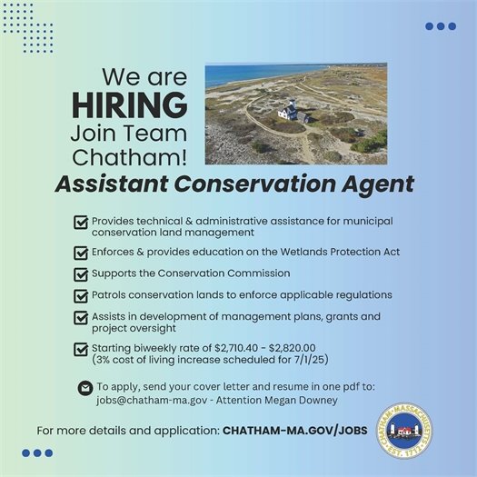 Assistant Conservation Agent wanted