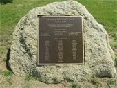 Chatham's Revolutionary War Memorial in Chase Park