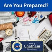 Items for an emergency preparedness kit on a table