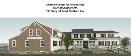 Rendering of renovated Center for Active Living