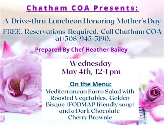 Council on Aging Drive Thru Luncheon Announcement