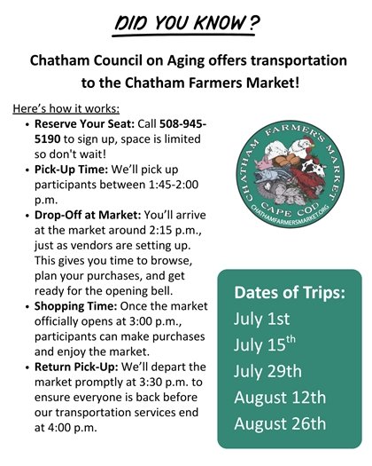 COA Trips to Farmers Market