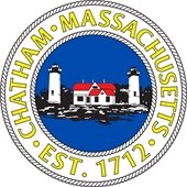 Chatham logo with twin lighthouses and Coast Guard Station