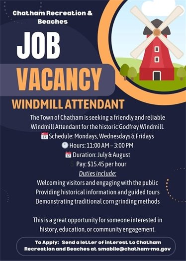 Windmill Attendant wanted