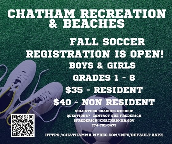 Fall Soccer Registration open 