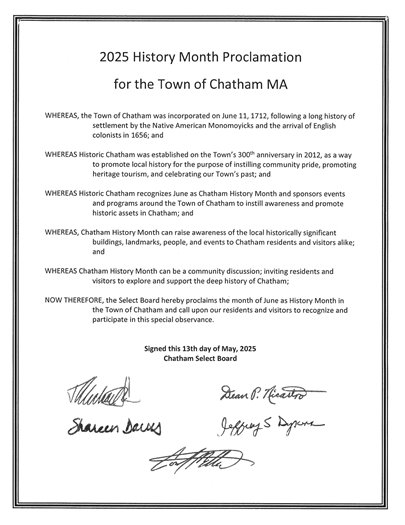 History Month Proclamation