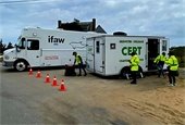 IFAW Mobile Unit and CERT trailer parked together