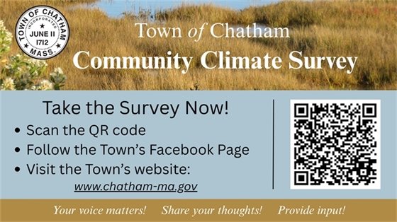 QR code to take the Community Climate Survey