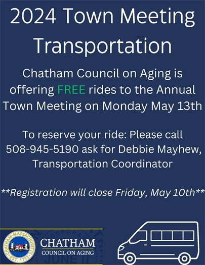 Transportation to Annual Town Meeting provided by the Council on Aging