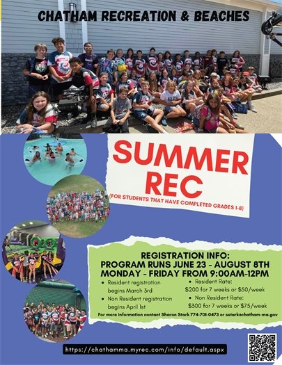 Summer Recreation Registration Information