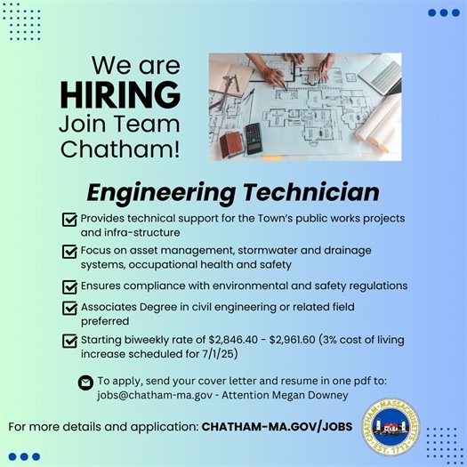 Now hiring - Engineering Technician