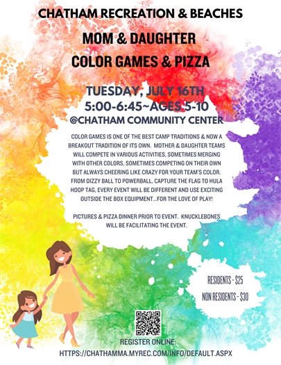 Mom & Daughter Color Games on July 16th