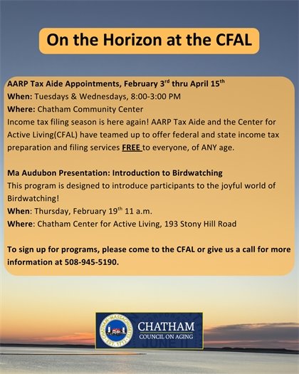 Upcoming programs at the Center for Active Living