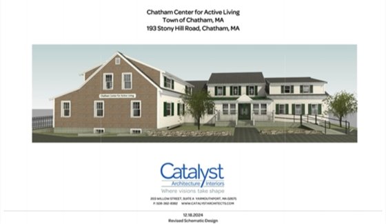 Rendering of renovated Center for Active Living