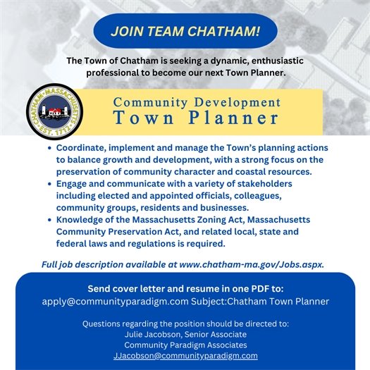 Job Announcement - Town Planner