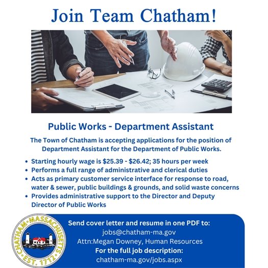 Public Works Hiring Department Assistant