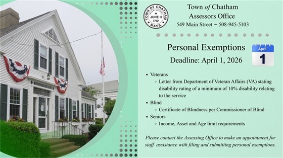 Personal Exemptions Deadline is April 1