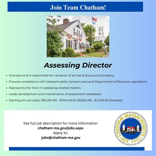 The Town is hiring an Assessing Director 