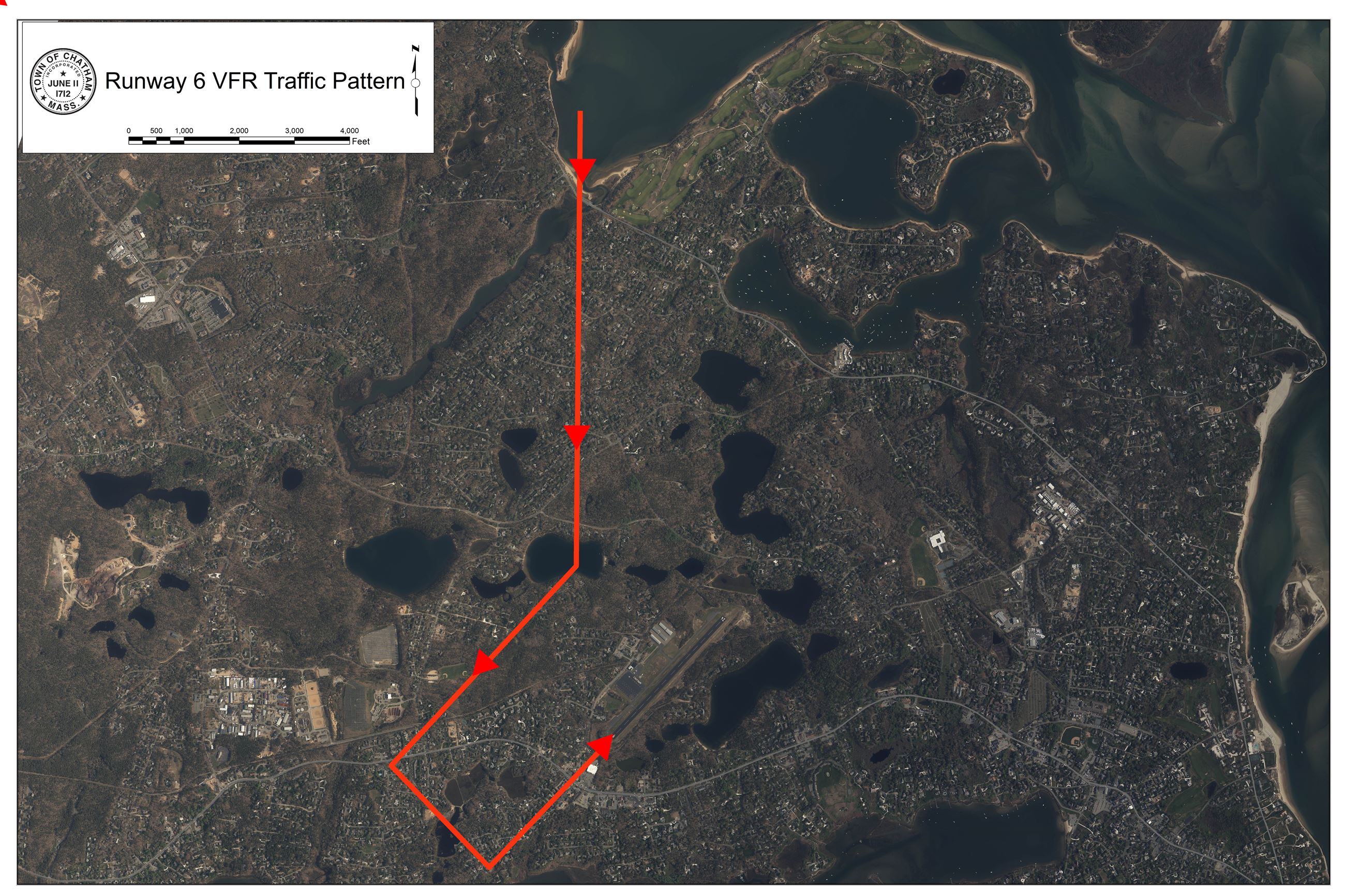 Runway 6 VFR Trafiic Pattern